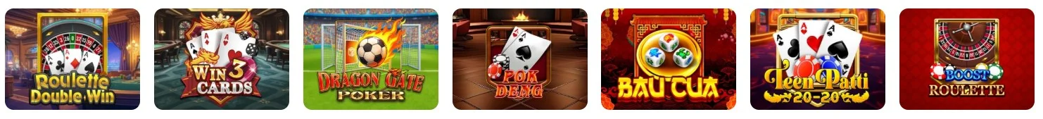 Jeevybet Casino table